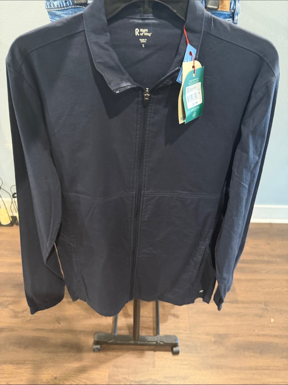 Men's Navy Full-Zip Jacket